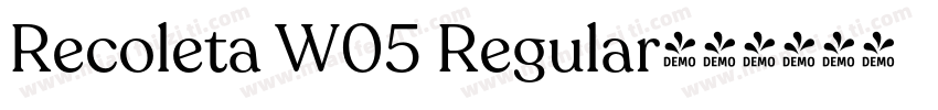 Recoleta W05 Regular字体转换